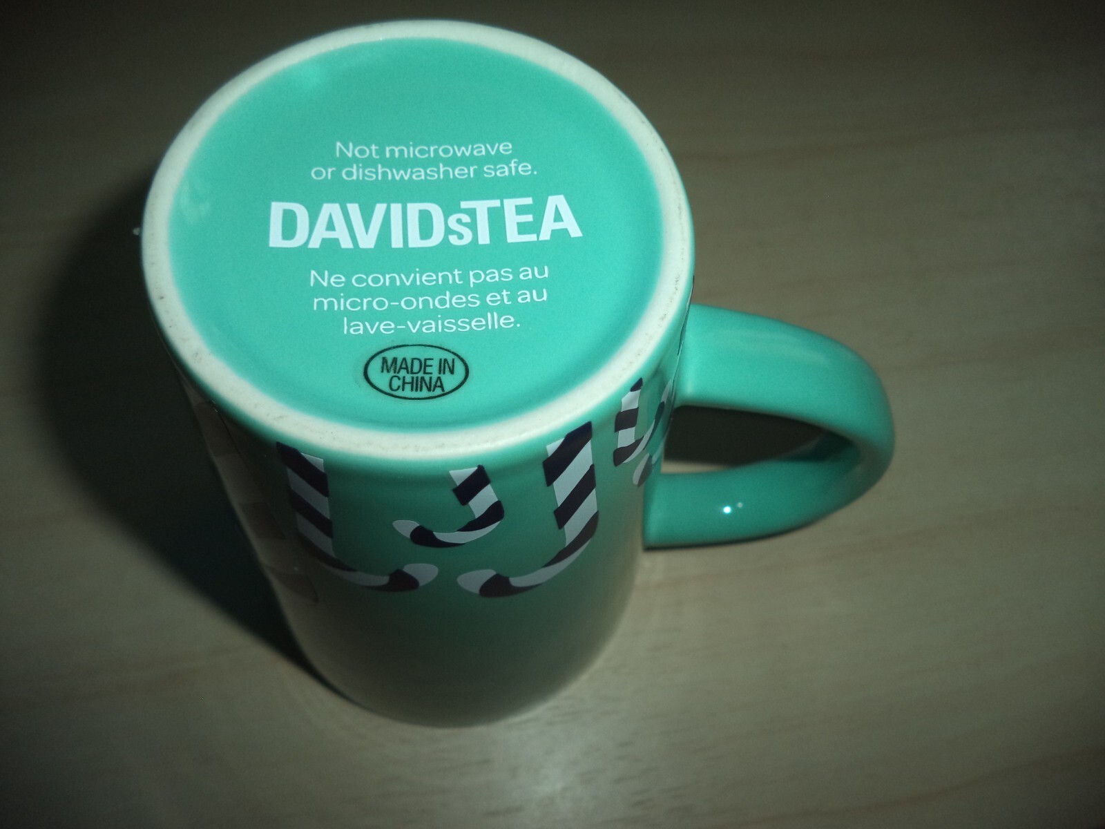 David's Tea The Perfect Mug Mint Green Candy Canes 