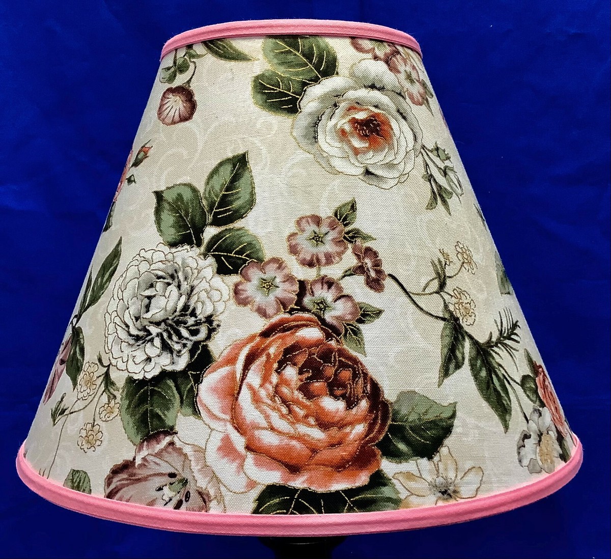 Victorian Rose Floral Lampshade Handmade Lamp Shade