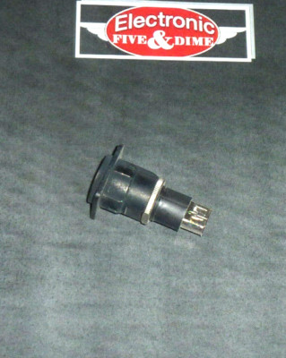 Switchcraft EHFW2BX Straight Wired Firewire 6-Pin Feedthru Jack - Black 