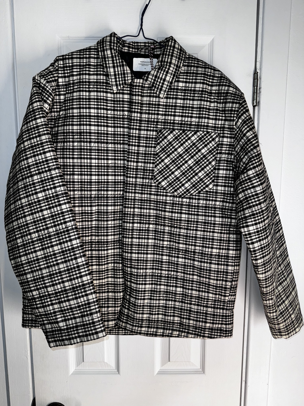 Peak Performance x Ben Gorham Flannel Liner Overshirt SIZE : S FIT OVERSIZE