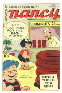 Comics On Parade 71 5 0 Ernie Bushmiller Nancy Cover Ow Pgs 1950 Ebay