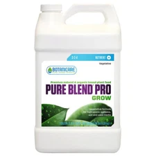 Botanicare Pure Blend Pro Grow 1 Quart / 1 Gallon - pureblend pbp qt hydroponic