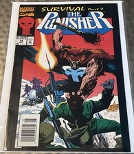 Marvel Comics The Punisher 78 Survival Part 2 May 1993 Roger Salick Val Mayerik