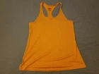 Womens Nike Tank Shirt M Medium Orange Athletic Gym Workout