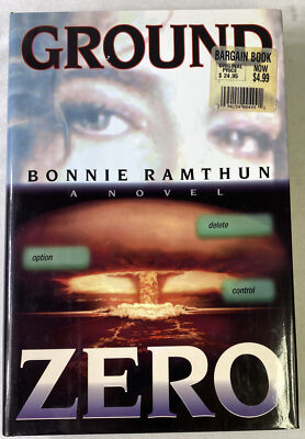 Ground Zero Book Bonnie Ramthun Hardcover Mystery Murder 1999 Detective