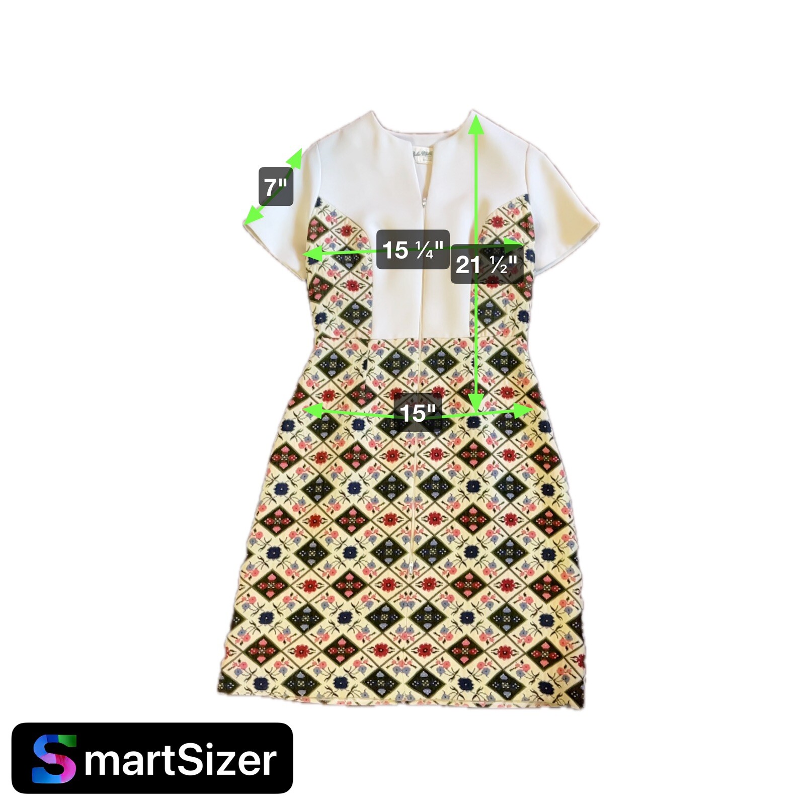 Vintage Julie Miller Polyester Patchwork Floral B… - image 4