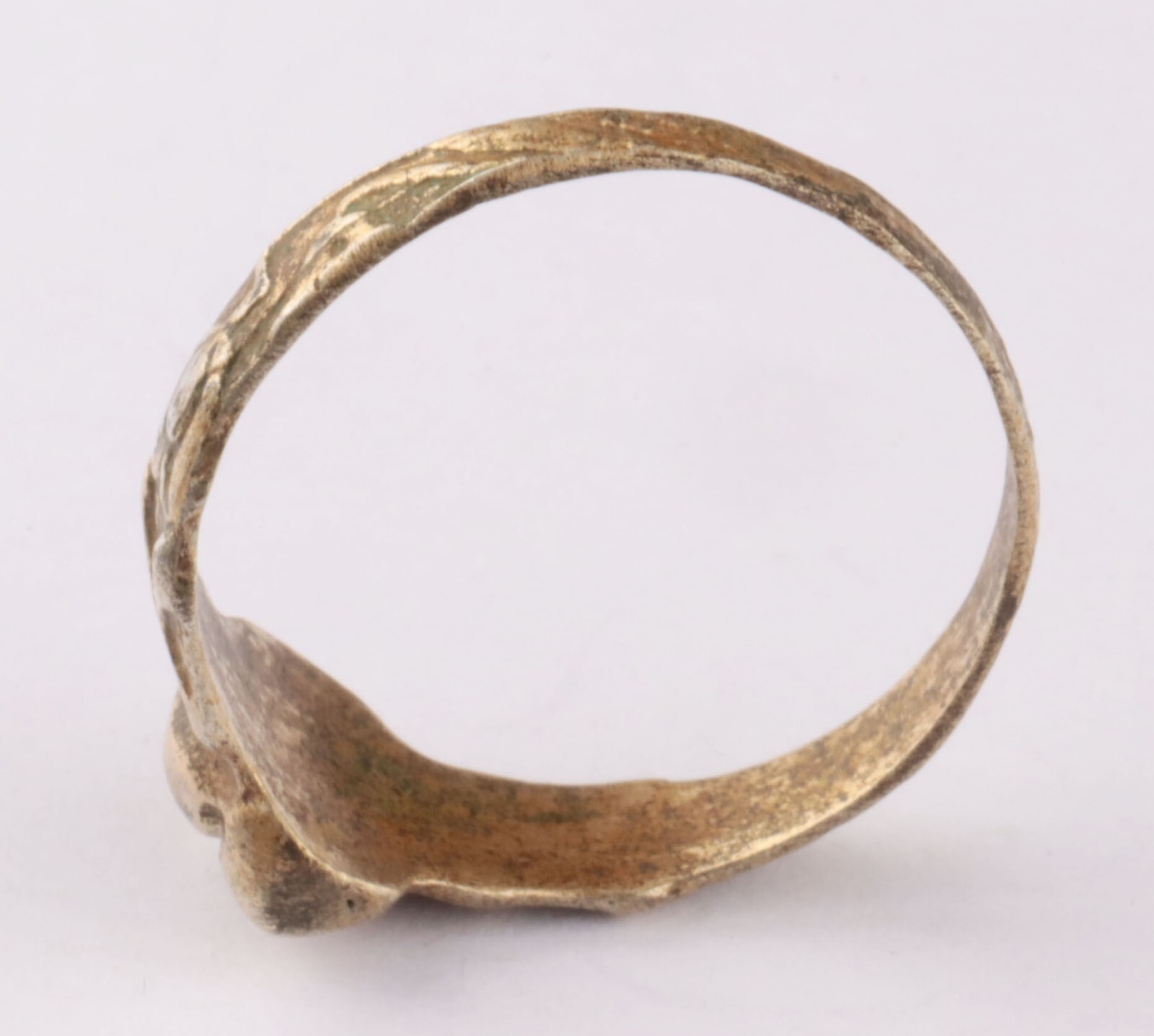 Ring Skull Double Bones Gothic brutal WW1 Death head WWI Skeleton WWII Goth WW2