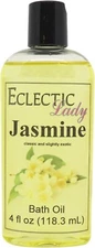 Jasmine Bath Oil  - Scented Body Oil - Relaxing & Moisturizing Bathing Oil