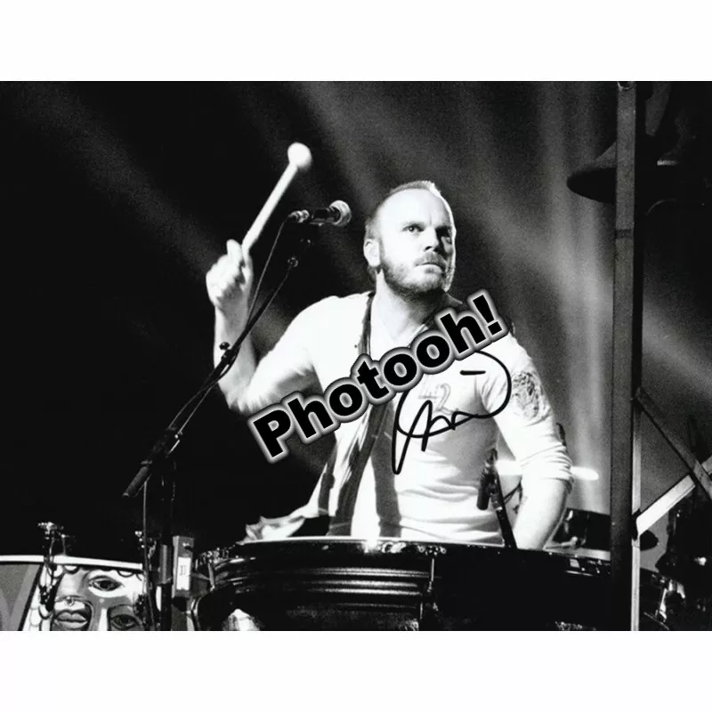 Will Champion (Coldplay) Signed 8x10 Autograph Photo REPRINT RP #6333