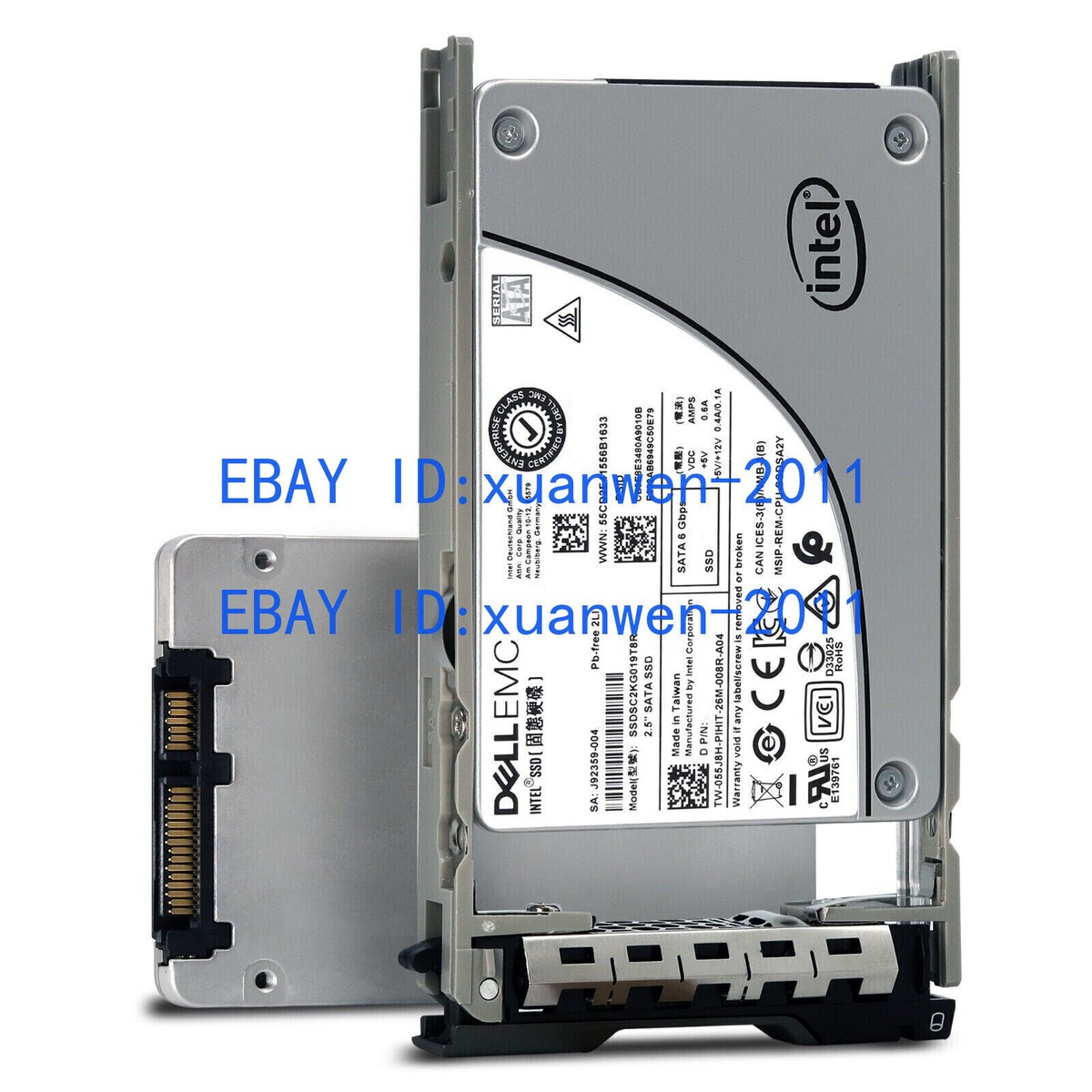 Dell 960GB SSD SATA Drive R430 R530 R610 R620 R630 R710 R720