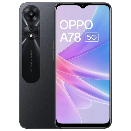 OPPO A78 5G Dual SIM 128GB ROM 6.5" 13.0MP Android Smartphone Black Unlocked - Bild 1 von 2