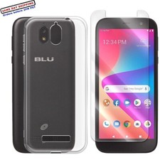 Wear-Resisting Ultra-Clear Screen Protector TPU Case for Blu View 2 B131DL Phone