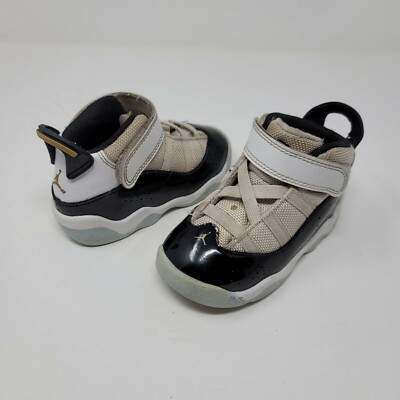 jordan 6 rings white black gold