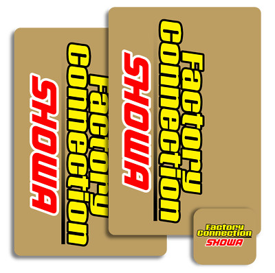Factory Connection Fork Decals SHOWA Fork Shock Wraps Stickers KX CRF FC-SHO-RD