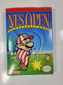 Open Tournament Golf Nintendo NES Authentic Game Complete In Box CIB