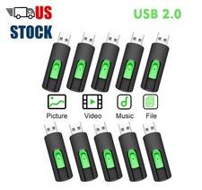 32/64/128GB Flash Drive USB 2.0 Thumb Drive Memory Stick Drive LOT For PC/Laptop