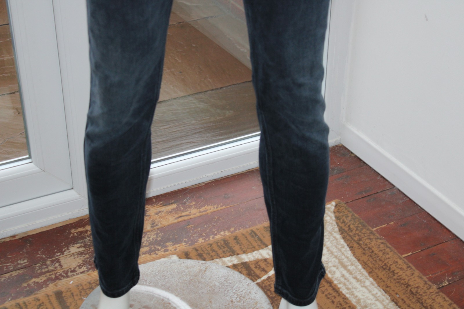 Mens Hugo Boss W32 L32 Jeans Tapered Black 708 Slim stretch 32R Taper HB thumbnail 5