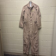 40L US Military Flyers Coveralls CWU-27/P Tan 380 Flight Suit Carter Industries
