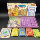 Vtg ARTHUR GOES TO THE LIBRARY Milton Bradley 1996 Kids Book Matching Game 100%