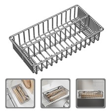 Kitchen Utensil Organizer Chopstick Container Flatware Drain Holder