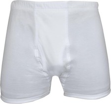 CottoNil Egyptian Cotton Underwear White Men Half Short Boxer