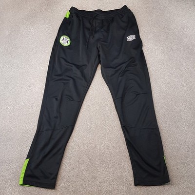 Forest Green Rovers Mens Tracksuit Bottoms 2XL XXL Black Football Umbro Pants