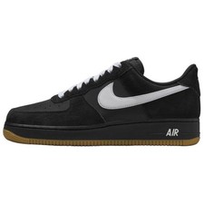 Nike Air Force 1 Low '07 LV8 Black Gum Light Brown Men IB6388-001 New Authentic