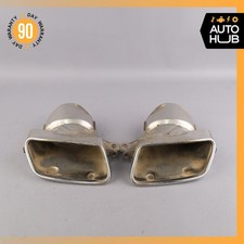 Mercedes W212 E350 Exhaust Mufflers Muffler Tips Set Oem