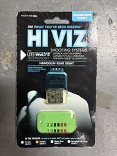 Hiviz Handgun Rear Sight Fiber Optic Rear Sight Sig Rear Sight Sglw11 Multicolor