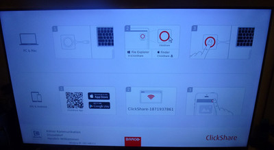 Barco ClickShare CSE-200 R981520 mit einem Button Präsentationssystem #X-2408/IT