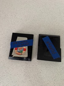 Strawberry Shortcake & Popeye Atari 2600 Game Cartridges - mismatched labels