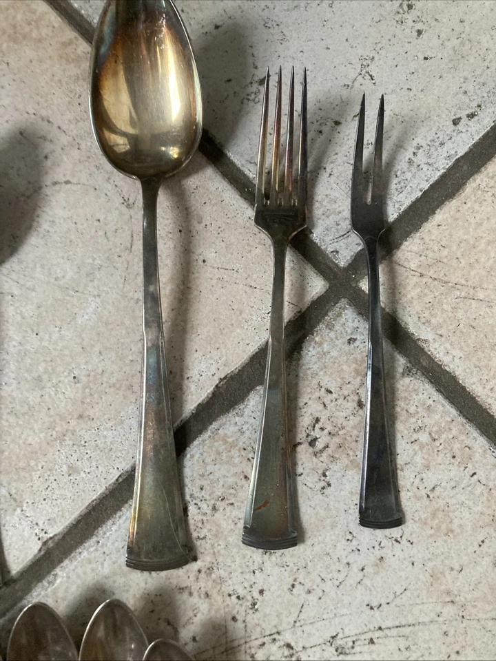 Konvolut altes Silberbesteck WMF Mit Punze - Bild 4 von 4