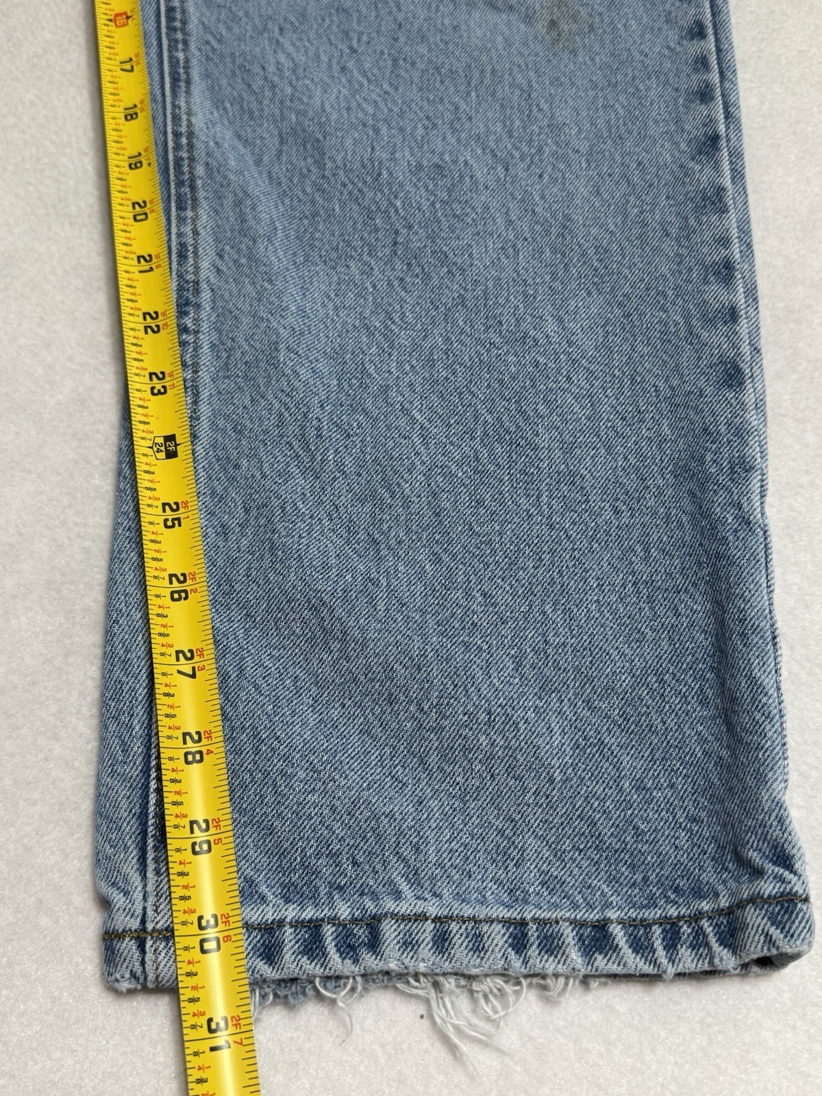 Carhartt B17-STV Men’s Relaxed Fit Work Jeans 38x32 Blue Denim Zip Fly thumbnail 9