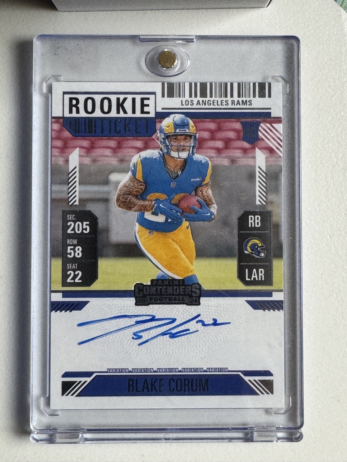 2024 Panini Contenders-Rookie Ticket RPS Variation Blake Corum#112 Hobby(AU, RC)