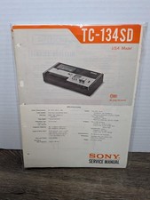 SONY Stereo Cassette Corder Tapecorder TC-134...