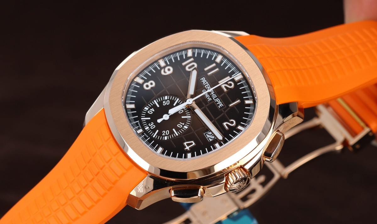 Patek Philippe Aquanaut Chronograph 5968R-001, Brown Dial Rose