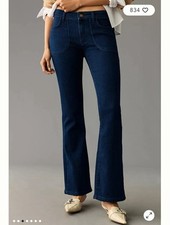 NWT Anthropologie The Icon Flare Jeans by Pilcro: Low-Rise Edition 23 Corpa