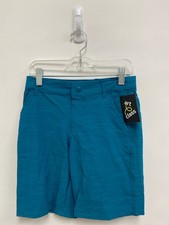 NWT Art/Class SIZE 16 Teal Green Streaked Boy's Swim Trunks