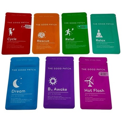 Lot of 7-The Good Patch: Cycle, Rescue, Relief, Relax, Dream, B12, Hot Flash!NEW