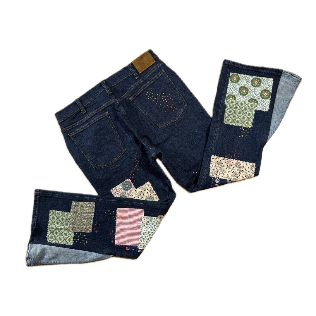 1930’s Vintage Patchwork Denim - image 2