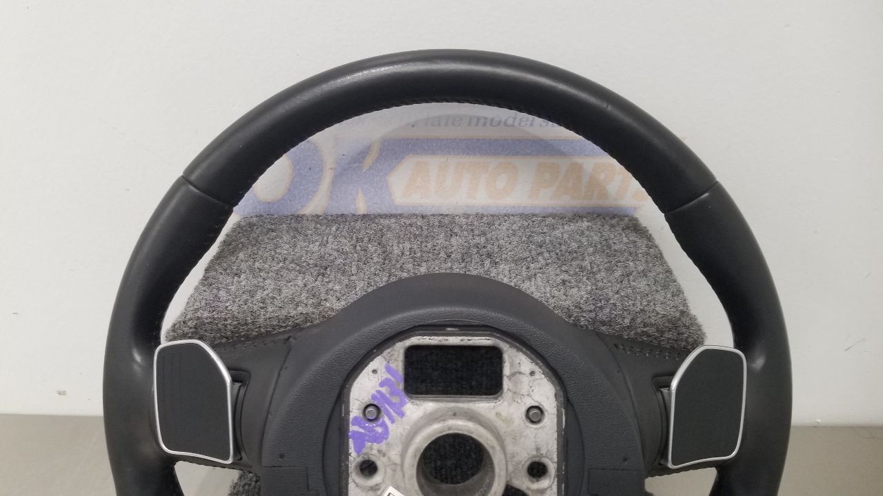 11 AUDI R8 STEERING WHEEL WITH CONTROLS BLACK LEATHER
