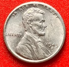 1943-S Lincoln Wheat Cent Penny GEM BU From an Original Bank Roll