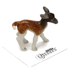 Little Critterz Llama"Inca" - Home Decor Animal- Miniature Porcelain Figurine