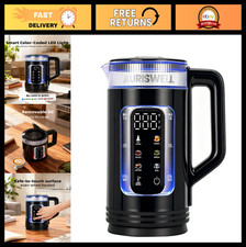Temperature Control Electric Kettle - Smart Glass Water Boiler for Tea Coffee,