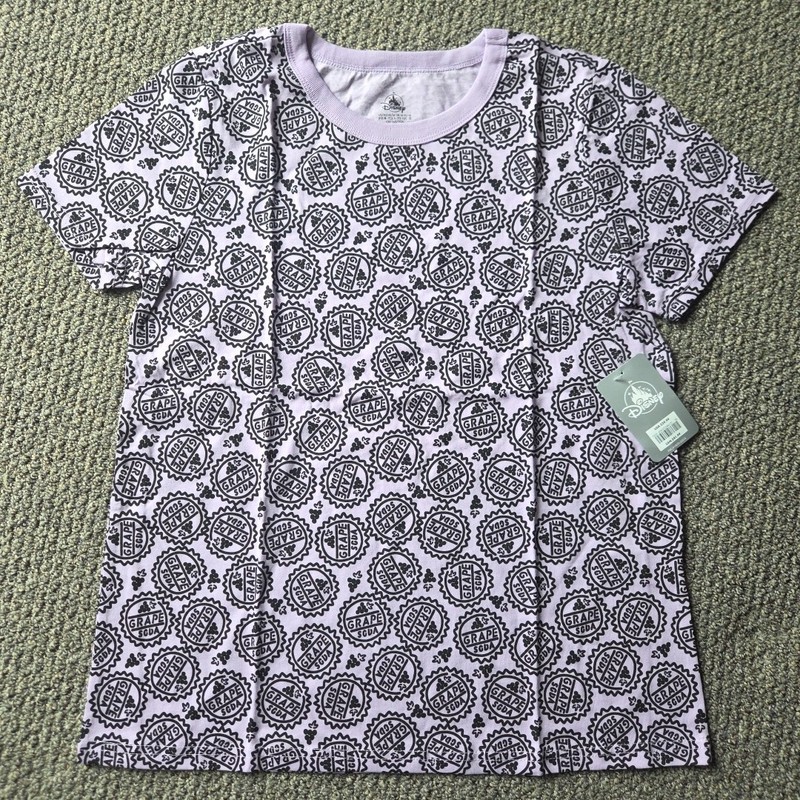 Disney Up Women's Grape Soda T-Shirt Medium Purple Bottle Cap