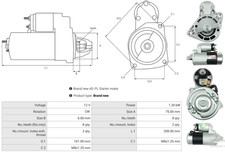 Produktbild - 31100-86033 Suzuki Swift 1.3 1.6 1995-01 Anlasser Motor Dynamo