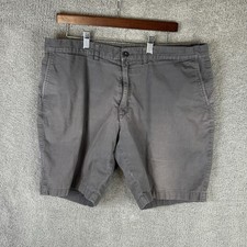 Patagonia Shorts Mens 40 Gray Organic Cotton Chino Casual Flat Front Pockets
