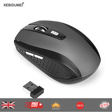 2.4G Wireless Mouse Silent Click Slim Mini Optical Gaming Mouse 1600 DPI for PC