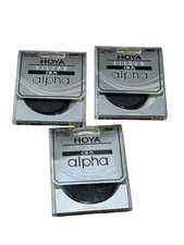 Three 3 Hoya 62mm ALPHA Circular Polarizer CPL CRPL Cir-PL Glass Filter - New