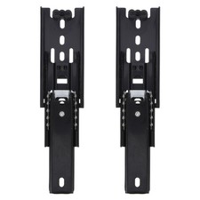 2 Pcs Household Sliding Rail Commercial Cabinet Runners Bottom Mounted Drawer